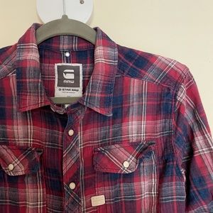 G-Star Flannel Button Up